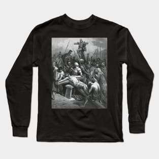 The Crucifixion of Jesus - Gustave Dore Long Sleeve T-Shirt